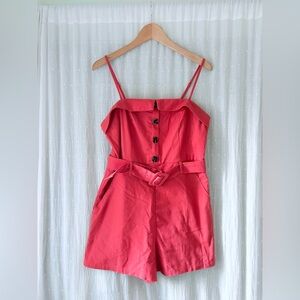 Lumiere Red Women's Jumpsuit